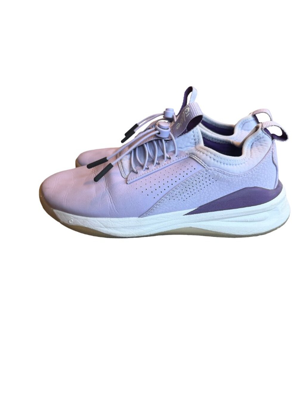 Clove Classic Sneakers Lavender Water Repellent Bungee Lace Nursing Size 7.5 - Picture 2 of 13